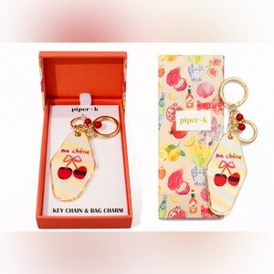 Piper K “Ma Cherie” Keychain & Bag Charm 
NWT – Adorable & On-Trend!